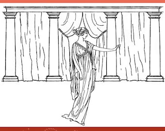 A Practical Working Handbook on How to Make COSTUMES and SCENERY For AMATEURS 46 Period Costumes 16 Stage Scenes Printable Instant Download