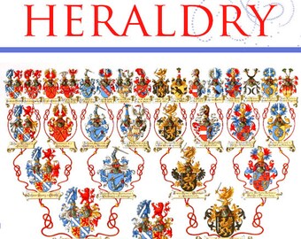 The ART Of HERALDRY 2000 DESIGNS 100s in Full Color Rare Illustrated Reference Book For Collectors 662 Pages Printable Instant Download