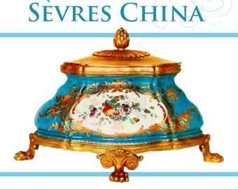 ROYAL SEVRES CHINA Style Design Technique Marks French Porcelain Rare Reference Book For Collectors 85 Pages Printable Instant Download