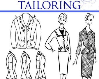 A HANDBOOK For HOME TAILORING Create Tailor Made Garments at Home with This 187 Pages Illustrated Tutorial Printable Instant Download