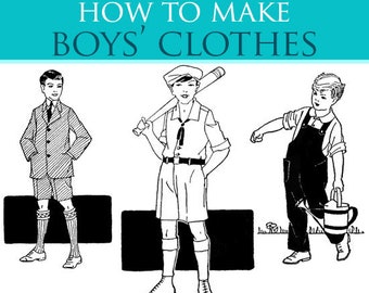 Cómo hacer ROPA PARA NIÑOS ~ Lección 11 ~ Serie Art Deco ~ Un curso completo de confección ~ Ilustrado 81 páginas Descarga instantánea imprimible