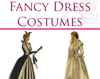 FANCY DRESS COSTUMES Rare Illustrated Book on What To Wear To Fancy Dress Balls 292 Pages Printable or Read on Your Tablet Instant Download