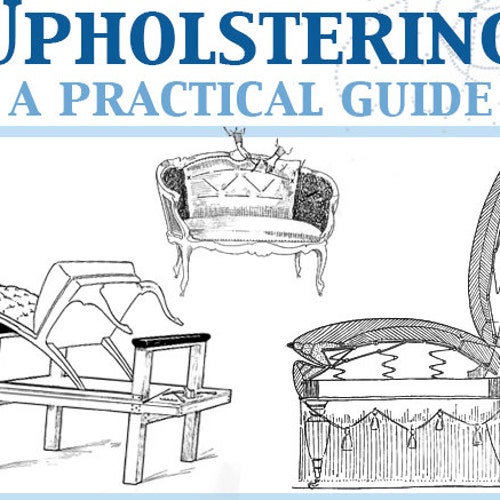 Learn Furniture Upholstering A Practical Step by Step Tutorial Etsy