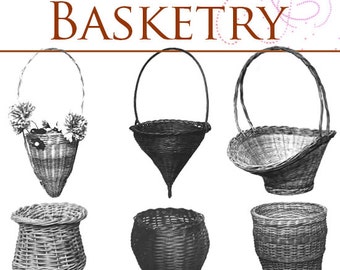 The ILLUSTRATED Book of PRACTICAL BASKETRY of all Kinds Lessons Materials Tools 162 Pages Printable or Read on Your Tablet Instant Download