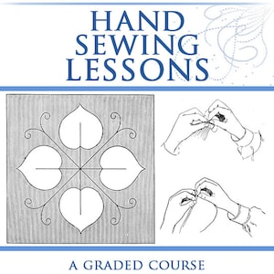 HAND SEWING LESSONS Learn How To Sew Your Own Clothes and Stage Costumes with this Vintage Home Course 96 pages Printable Instant Download