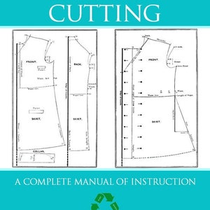 78 Victorian Diagram Sewing Patterns from The Art of DESIGNING DRAFTING and CUTTING with 16 Lessons 132 Pages Printable Instant Download
