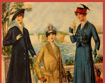 New York FASHION STYLES MAGAZINE 1915 Spring and Summer