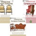 New Collection of 5 X RARE Victorian FURNITURE UPHOLSTERY Illustrated ...