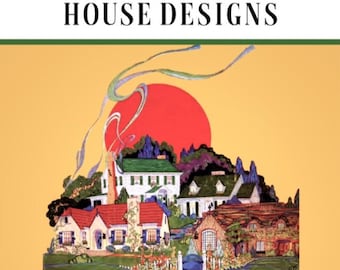 1927 Architectural House Designs with 136 American Home Designs and Floor Plans most are Full Color Pictures Printable Instant Download