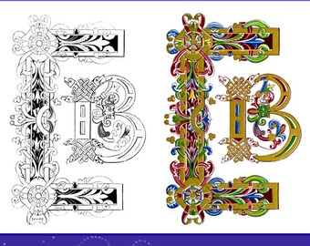 free printable illuminated letters templates menestreistear