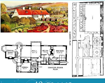 Artistic House Plans Etsy Artistic House Plans Etsy