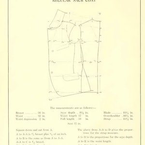 Designing and Cutting Mens Garments Design Your Own Vintage Mens Coats ...