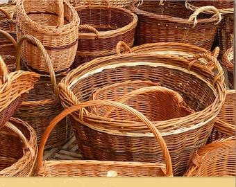 The ILLUSTRATED Guide To BASKET WORK Of All Kinds 157 Pages Read on Your iPad or Tablet Instant Download