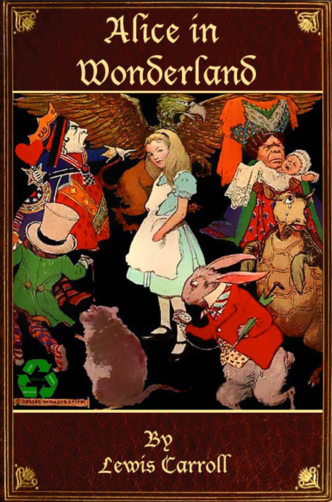 洋書 The ALICE IN WONDERLAND Picture Book Alice in Wonderland by Lewis Carroll/vintage 1960s