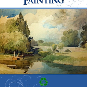 Learn WATERCOLOUR PAINTING by Alfred W Rich 300 Pages RARE Old Instructional Book By Famous Watercolour Artist