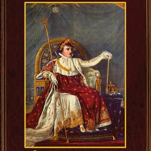 NAPOLEON BONAPARTE ~ Rare ILLUSTRATED Book about The French Emperor His Life and Military Campaigns 141 Pages Printable Instant Download