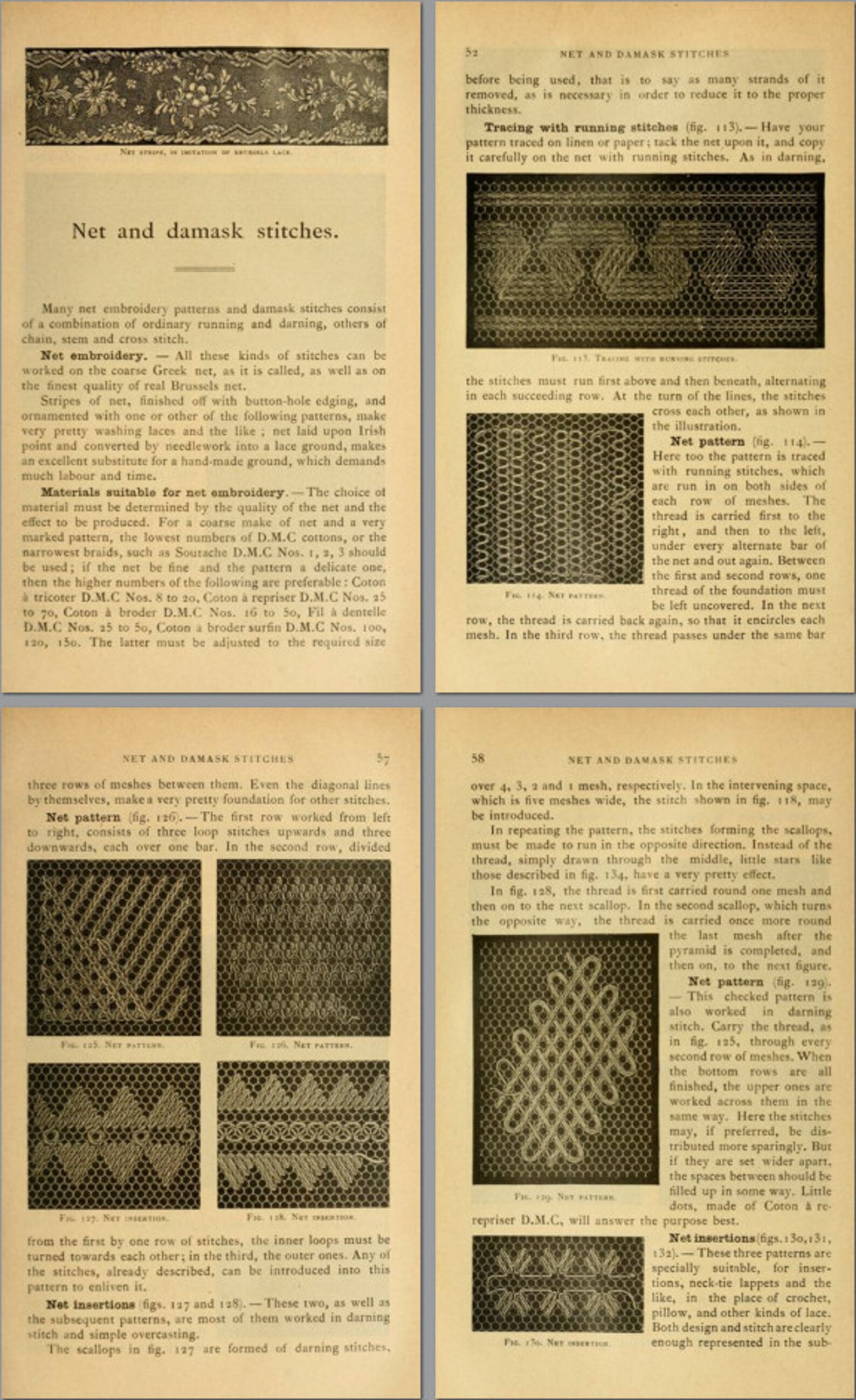 The EMBROIDERY ENCYCLOPEDIA of NEEDLEWORK Tutorial Book 588 Etsy