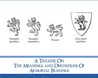 SYMBOLISMS of HERALDRY Rare Reference Book For Collectors on The Meanings and Derivations of Amorial Bearings 165 Pages Instant Download