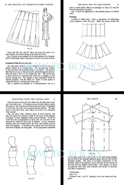 GARMENT PATTERN MAKING an Illustrated Textbook for Clothing Designers ...