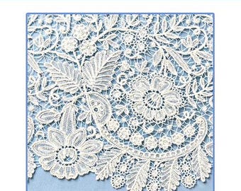 A To Z of LACE DESIGNS 120 Different Lace Patterns with Descriptions and History 81 Pages Printable Instant Download