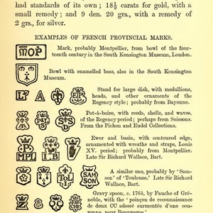 FRENCH GOLDSMITHS Makers and Marks From 1672 RARE Reference Hallmarks ...