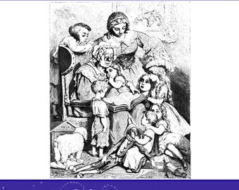 5 OLD FAIRY STORIES Illustrated Fairy Tales in Verse Great To Read To Your Children with Drawings By Gustave Dore Printable Instant Download