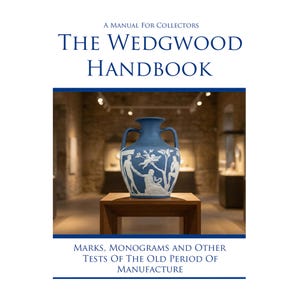 Rare Reference Book The WEDGWOOD JASPERWARE HANDBOOK A Must Have Manual For All Collectors 400 Pages Printable Instant Download