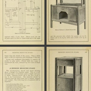 How To Make MISSION FURNITURE Rare illustrated Book with 30 PATTERNS Instructions 119pgs Printable or Read on Your Tablet Instant Download image 2