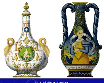 HISTORY of POTTERY and PORCELAIN 15th ~ 18th Century Rare Illustrated Collectors Reference Book 410 pgs Read on Your Tablet Instant Download