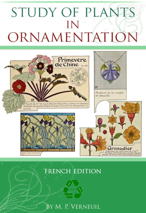 French Edition Study of Plants in Art Nouveau Ornamentation | Etsy
