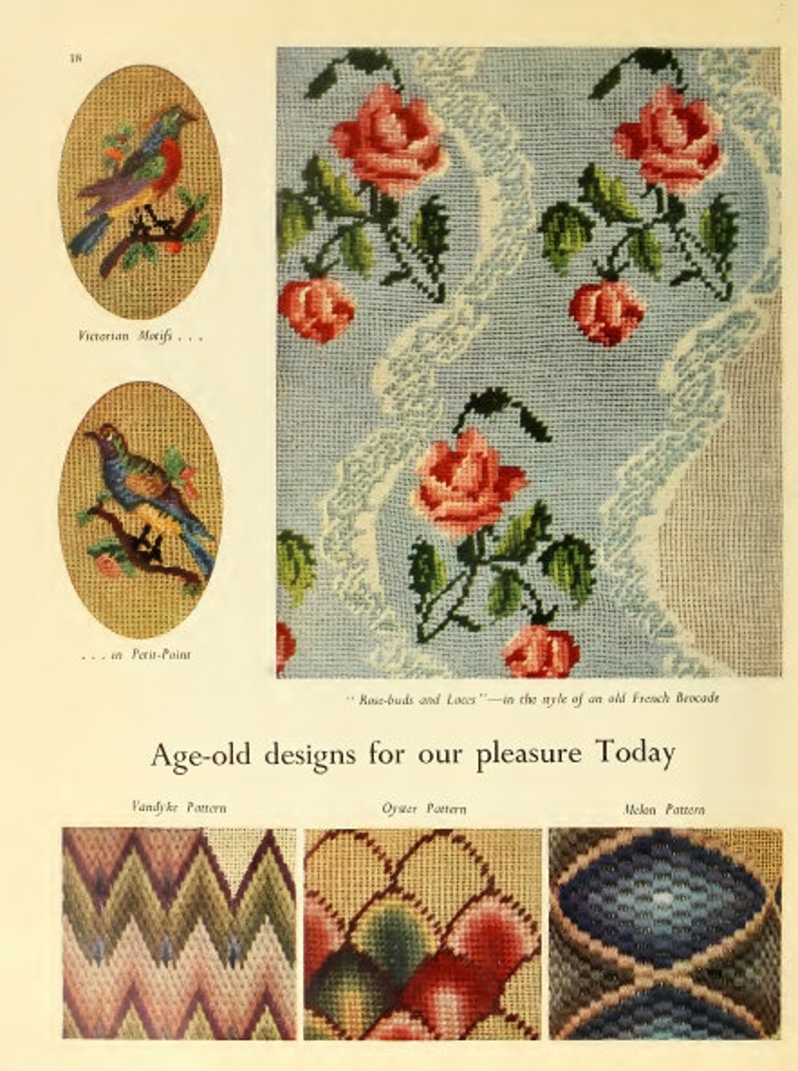 WELDONS NEEDLEWORK Old and New Patterns Interpreting Color and Etsy