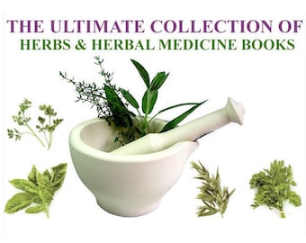 40 Medicinal and Culinary HERB GARDEN BOOKS Top Customer Reviews about The Ultimate Collection of Herbs To Grow Instant Digital Download