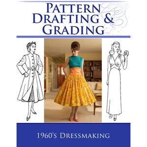 45 Sewing Dress Patterns from 1960s PATTERN DRAFTING and GRADING Book Design Stunning Outfits 157 pgs Printable Top Reviews Instant Download