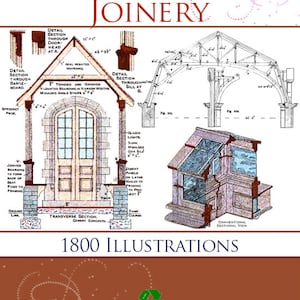 CARPENTRY and JOINERY Rare Practical Guide over 1800 ILLUSTRATIONS 584 pgs All You Need To Know Read on Your iPad or Tablet Instant Download