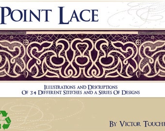 Point Lace ~ Ilustraciones ~ Descripciones ~ Puntadas y diseños ~ Leer en tu iPad o tableta