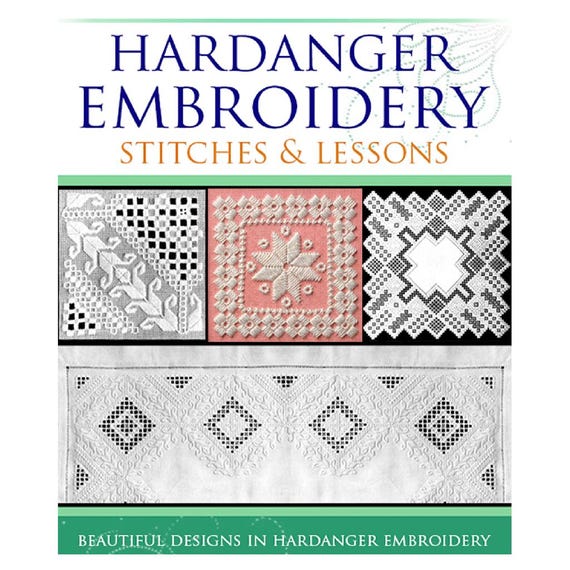 ハーダンガー刺繍のステッチとレッスン、描かれた糸を使った作業