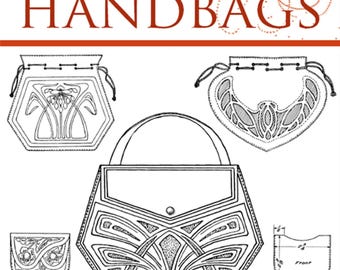 LEATHER WORK HANDBAGS How To Make Leather Goods - Designs ~ Patterns ~ Tutorial 51 Pages Printable or Read on Your Tablet - Instant Download