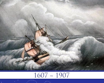 RARE illustrated Book of The SAILING SHIPS of New England 1607 ~ 1907  A Valuable Reference Guide 248 Pages Printable Instant Download