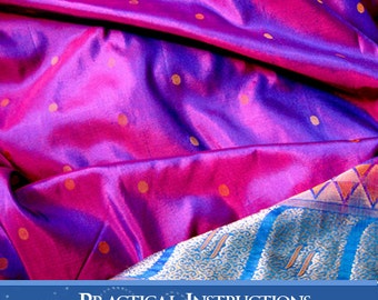 DYEING SILK Mixed Silk Fabrics and Artificial Silks RARE 225 Pages Tutorial Book 5 Star Reviews