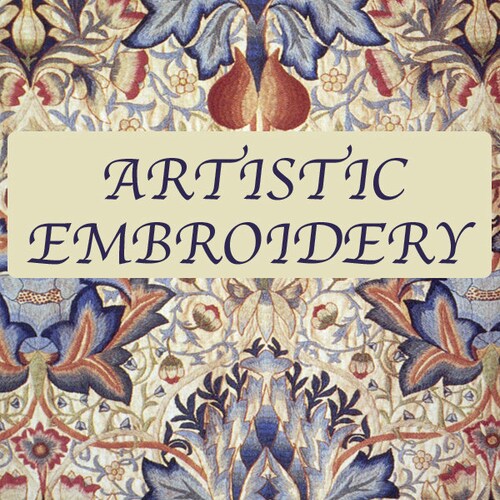 Illustrated ARTISTIC EMBROIDERY Practical Instructions in the - Etsy