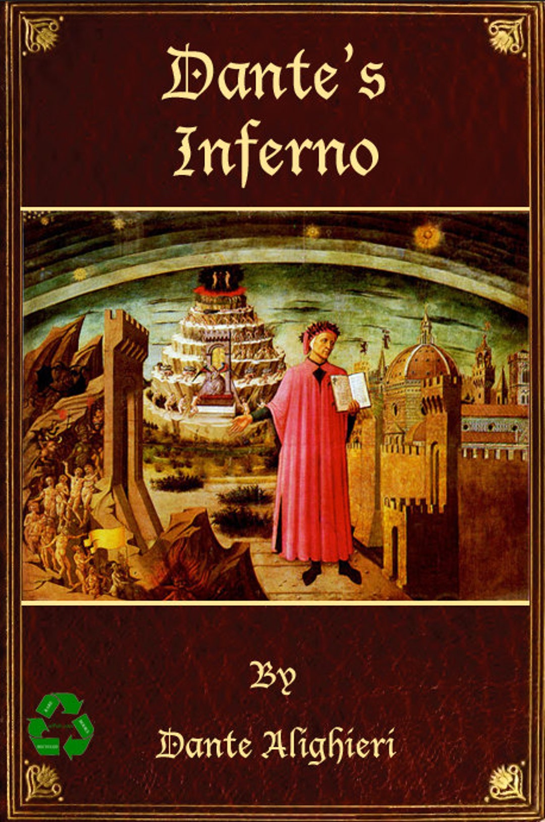 Inferno by Dante Alighieri, Hand-Lettered & Illuminated by (Paper