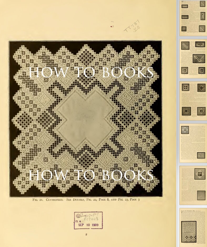 ハーダンガー刺繍のステッチとレッスン、描かれた糸の作業