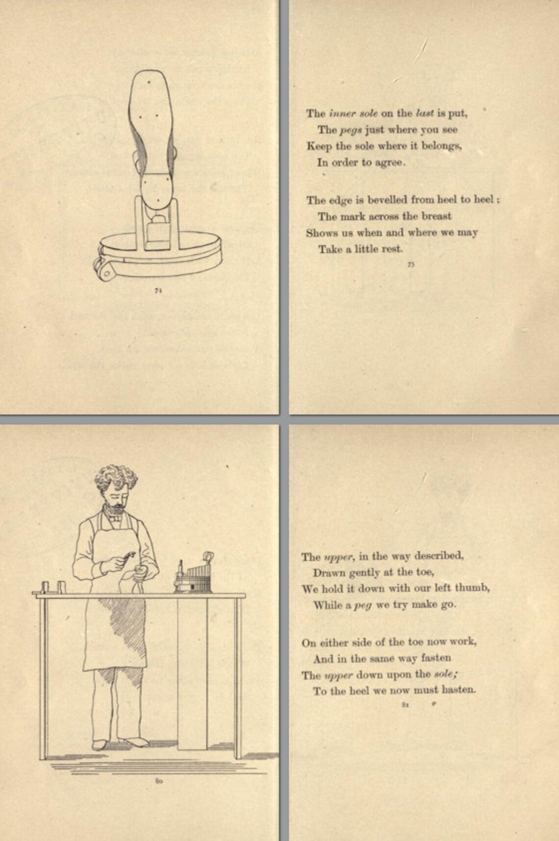 HOW to MAKE A SHOE Rare Illustrated Tutorial Guide 117 Pages Printable ...