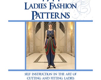 1914 Art Deco Ladies Fashion Patterns Design Your Own Theatre Costumes for Dressmakers 41 Pages Printable or Read on Your iPad or Tablet