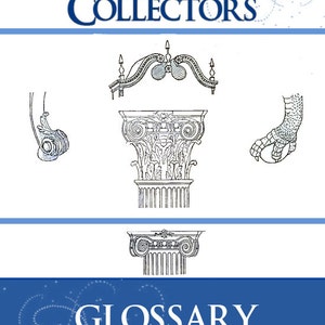 The FURNITURE COLLECTORS GLOSSARY Rare Old Book 57 Pages Printable or Read on Your iPad or Tablet Instant Download imagem 1