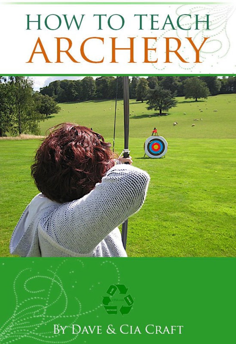 How to TEACH ARCHERY Illustrated Guide for Teachers Rare Old Etsy