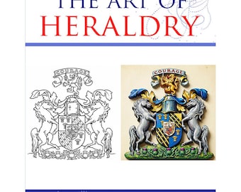 The ART Of HERALDRY 2000 DESIGNS 100s in Full Color Rare Illustrated Reference Book For Collectors 662 Pages Printable Instant Download