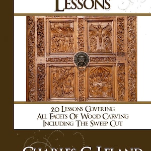 WOOD CARVING LESSONS Rare illustrated Book of 20 Lessons Teaching Everything You Need To Know 5 Star Reviews