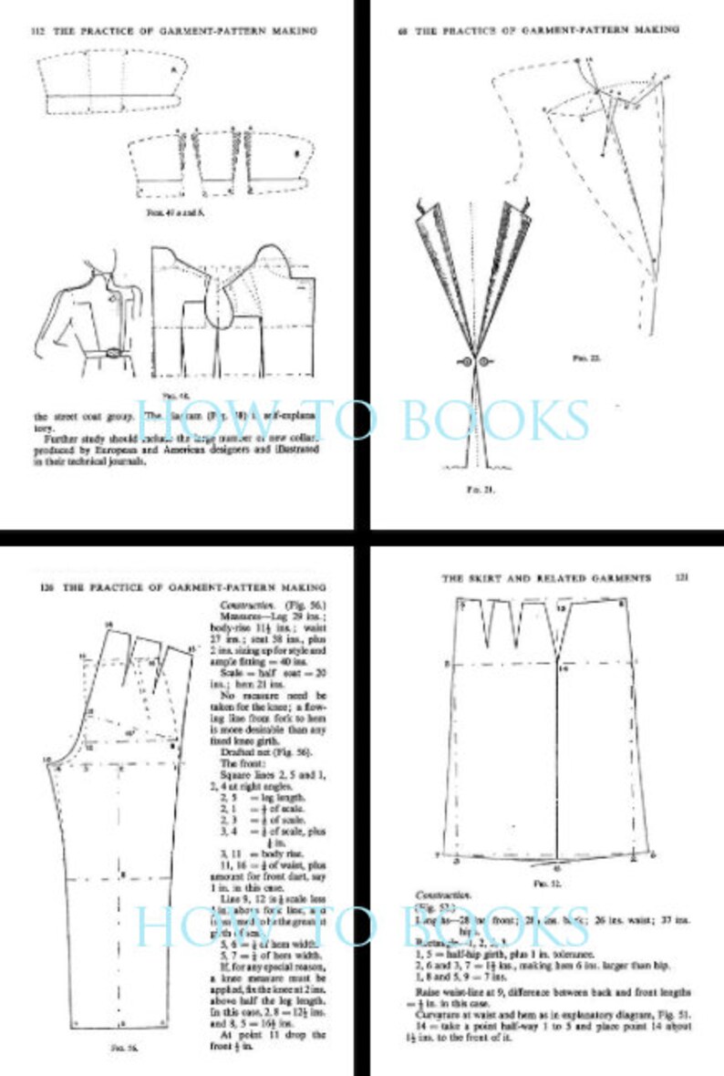 GARMENT PATTERN MAKING an Illustrated Textbook for Clothing Designers ...