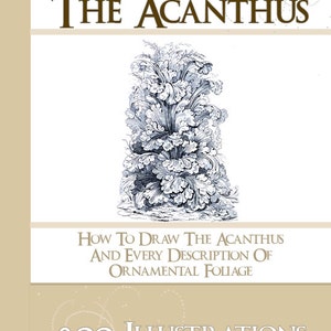 How To DRAW The ACANTHUS Rare illustrated Guide on Ornamental Foliage Drawing 311pg 200 Illustrations Printable Top REVIEWS Instant Download